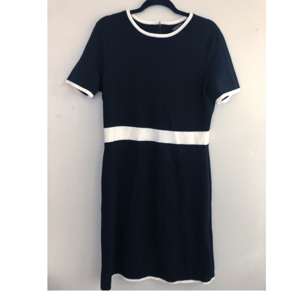 Brooks Brothers Merino Wool Shift Dress